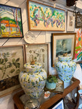 Pair of Blue and Green Jars by Chelsea House