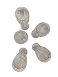 Set of 5 Ralph Lauren Herringbone Crystal Champagne Flutes