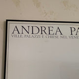 Andrea Palladio Poster, Black & White