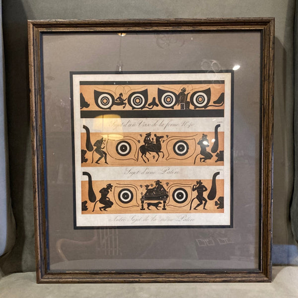Greco-Roman Framed Plate