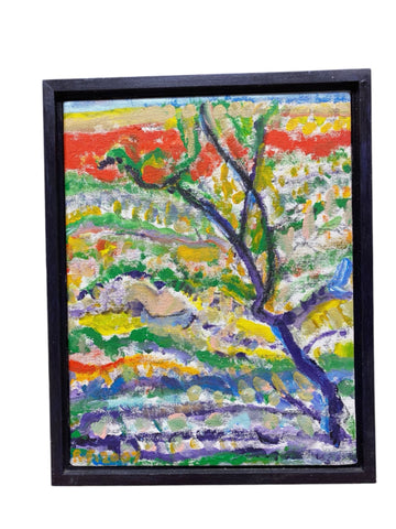 Painting 'Field, Mallemort France' by Richard Fraenkel