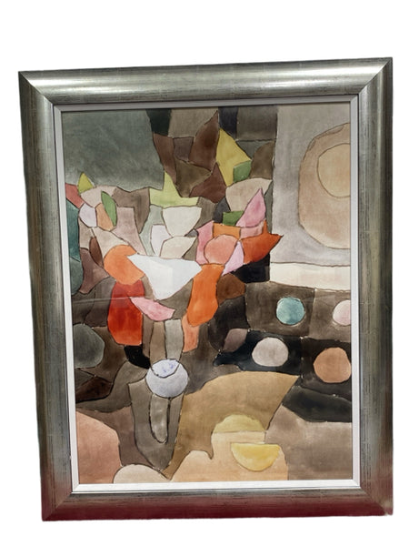 Print Of 'Still Life with Gladioli' By Paul Klee