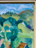 Painting of Chateufort, France 12/6/83 by Richard Fraenkel