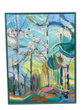 Painting 'On the Road on Mount Ventoux' by Richard Fraenkel