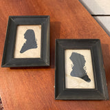 pair of 18th-19c  silouettes
