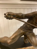 Man With Spear Sculpture