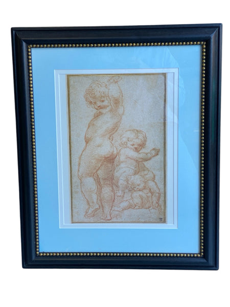 Framed Print of Drawing by Caravaggio