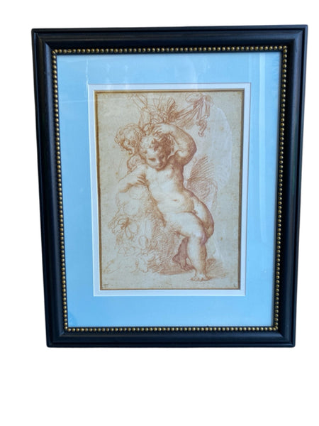 Framed Print of Drawing by Caravaggio
