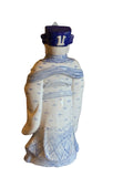 Pair of Chinese Blue and White Porcelain Deities