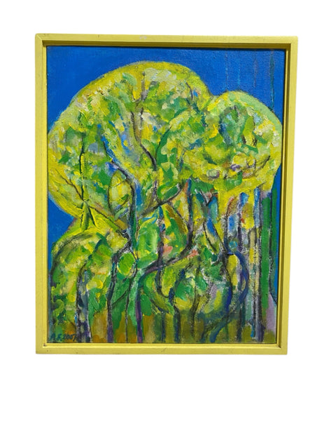 Painting 'Foliage Merindol France' by Richard Fraenkel