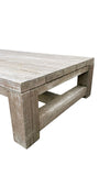 OUTDOOR wood coffee table
