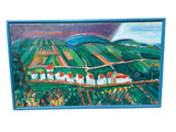 Painting 'View North of Macon, France' by Richard Fraenkel