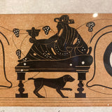 Greco-Roman Framed Plate