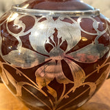 sterling overlay teapot