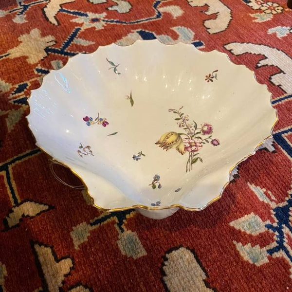 Rare Antique Meissen Shell Form Dish, 18th Century