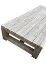 OUTDOOR wood coffee table