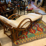rattan chaise by Ward Wicker Ware