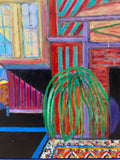 Painting 'Lauretta at Table' by Richard Fraenkel