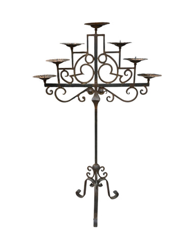 Cast Iron Candelabra