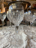 Set Of 9 Waterford Crystal Red Wine Glasses
