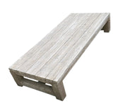 OUTDOOR wood coffee table