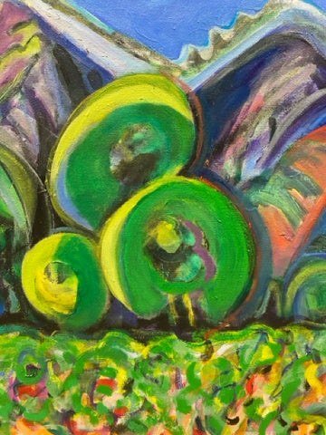 Painting 'Le Destet' by Richard Fraenkel