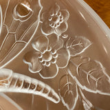 Crystal Butterfly Dish, signed