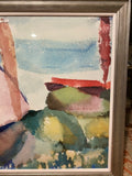 Framed print "The Seaside in the Rain" By Paul Klee