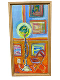 Painting 'In the Studio' by Richard Fraenkel
