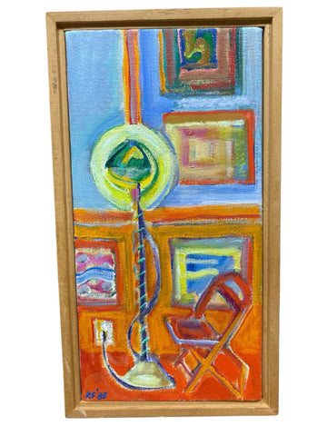 Painting 'In the Studio' by Richard Fraenkel