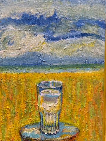 Painting 'Heat' by Richard Fraenkel