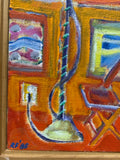 Painting 'In the Studio' by Richard Fraenkel