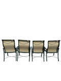 Tropitone Outdoor Set With 1 Dining Table With Umbrella And 4 Chairs