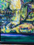 Painting 'Pawtucket River Edge I' by Richard Fraenkel