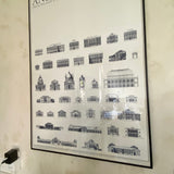 Andrea Palladio Poster, Black & White