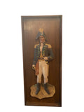 Carved Wooden Military Figure