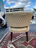 PAIR OF REGENCY CHANNEL BACK CHAIRS