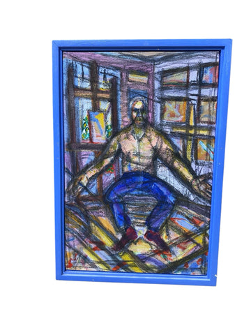 Painting 'Dad' by Richard Fraenkel