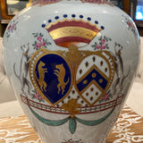 Chinese Export Armoral urn with lid