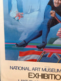 Framed 1980 Lake Placid Winter Olympics Poster