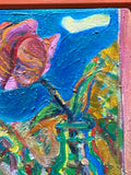 Painting 'Rose in a Bottle' by Richard Fraenkel