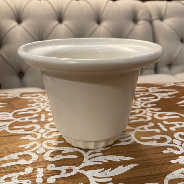 mccoy plant pots white McCoy planter USA – Re Antiques