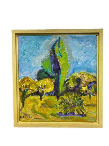 Painting 'Field, Plan d'Orgon' by Richard Fraenkel