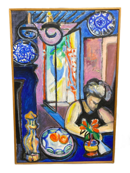 Painting 'At Mas de Bonnaud' by Richard Fraenkel