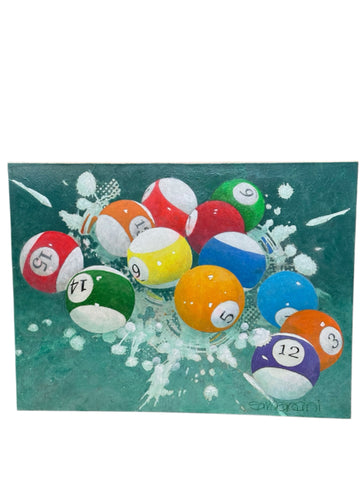 "The Pool Table Break" by Stephen Mancini
