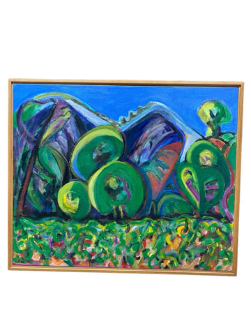 Painting 'Le Destet' by Richard Fraenkel