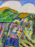 Painting 'Fields' by Richard Fraenkel