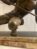 Man With Spear Sculpture