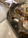 Man With Spear Sculpture