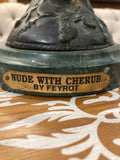 Feyrot bronze sculpture of cherubs